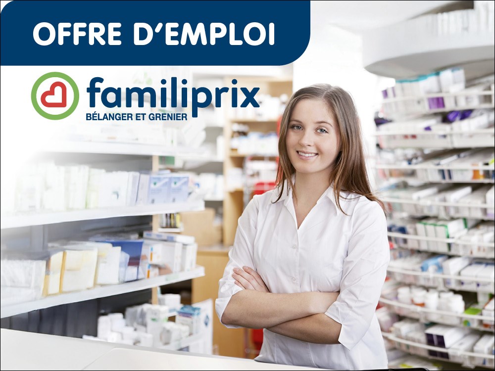 Familiprix Bélanger et Grenier recherche un(e) ATP
